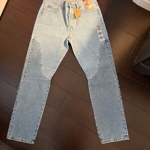 Levi's Light Blue Straight Leg Jeans